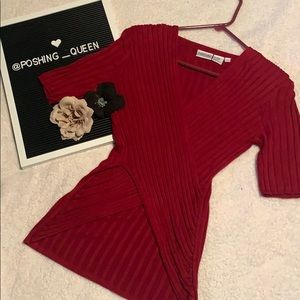 NEWPORT NEWS Scarlett Red Sweater (S)